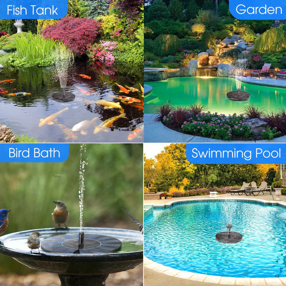 Peachlife™ Solar Garden Fountain – Eco-Friendly Outdoor Water Feature